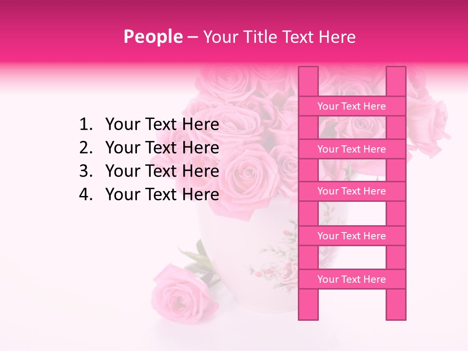 Romance Ummer Flower PowerPoint Template