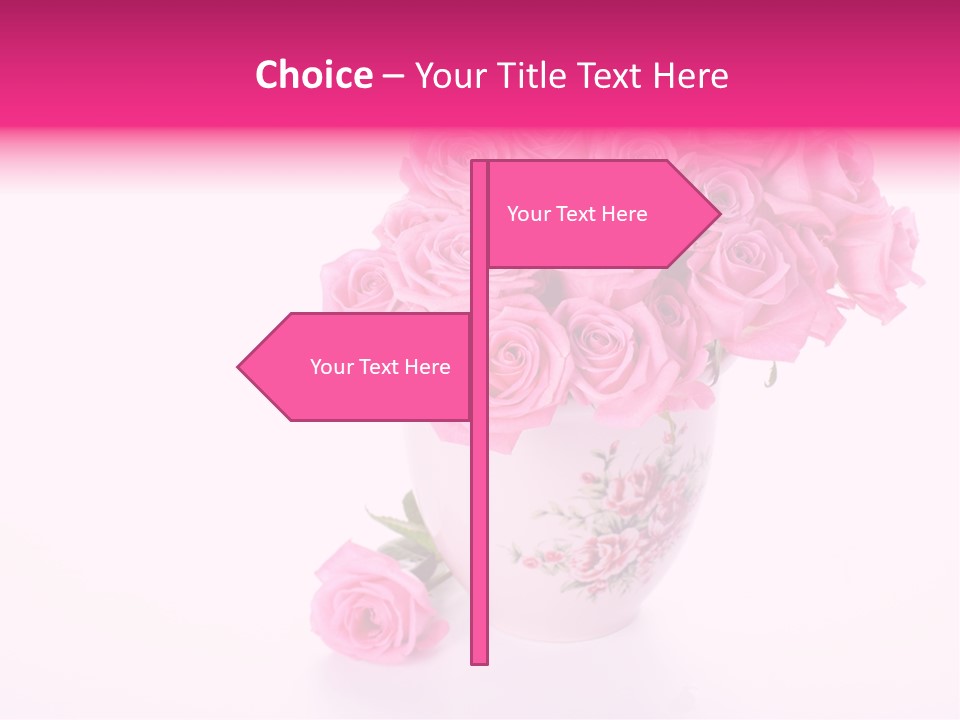 Romance Ummer Flower PowerPoint Template