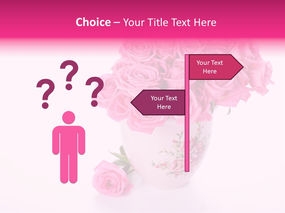 Romance Ummer Flower PowerPoint Template
