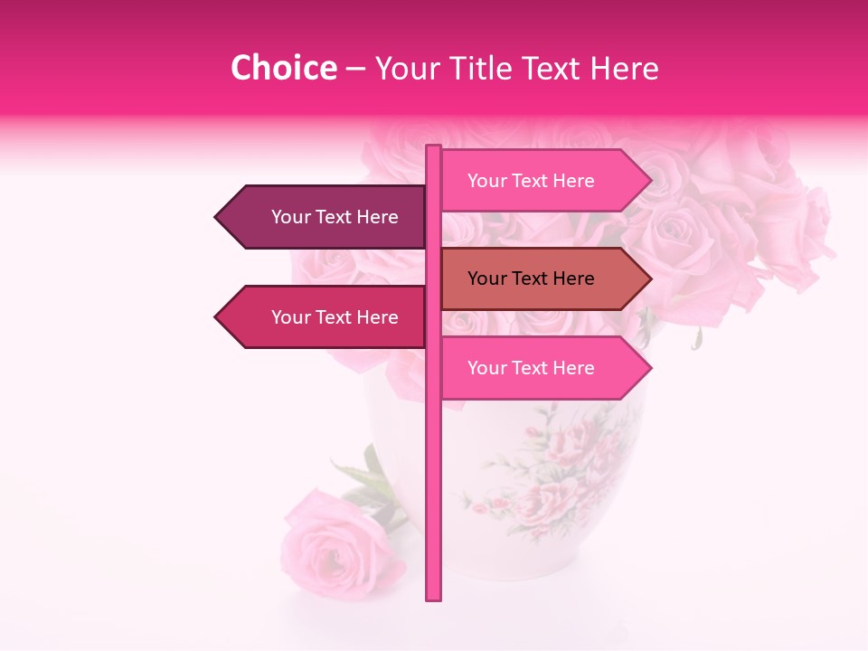 Romance Ummer Flower PowerPoint Template