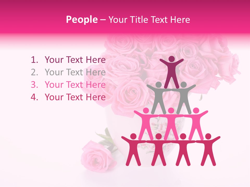 Romance Ummer Flower PowerPoint Template