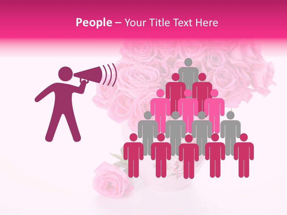 Romance Ummer Flower PowerPoint Template