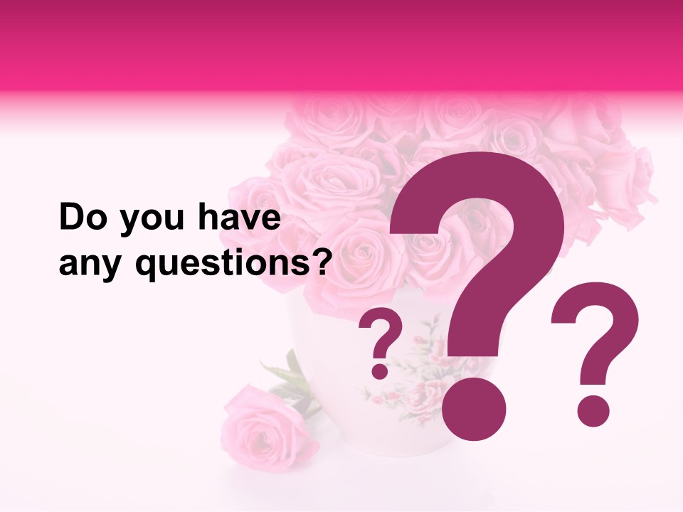 Romance Ummer Flower PowerPoint Template