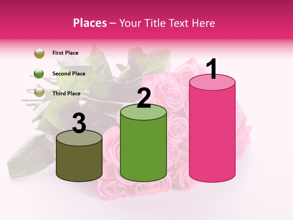 Colorful Pink Present PowerPoint Template