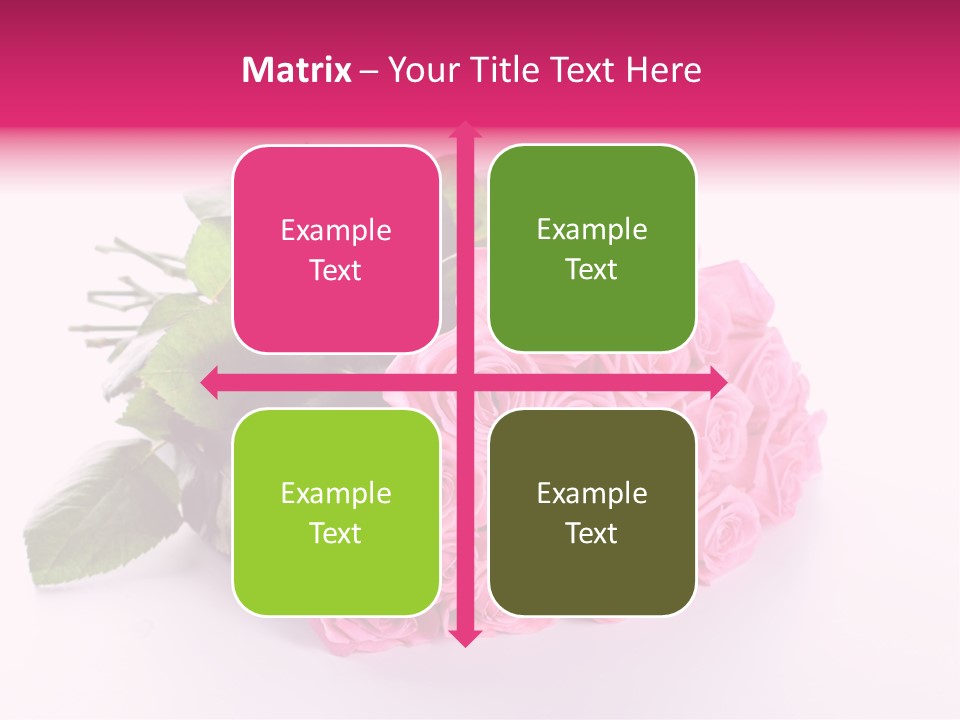 Colorful Pink Present PowerPoint Template