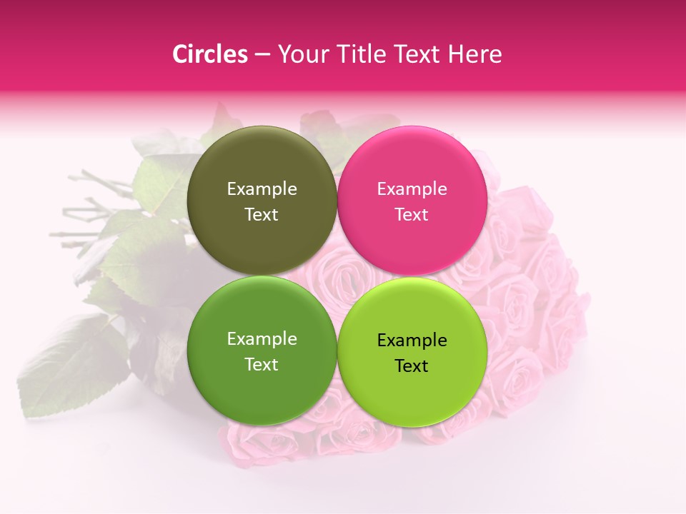 Colorful Pink Present PowerPoint Template
