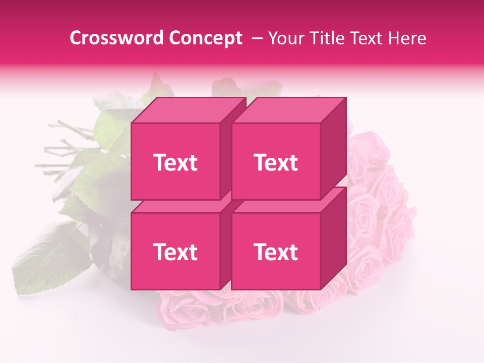 Colorful Pink Present PowerPoint Template