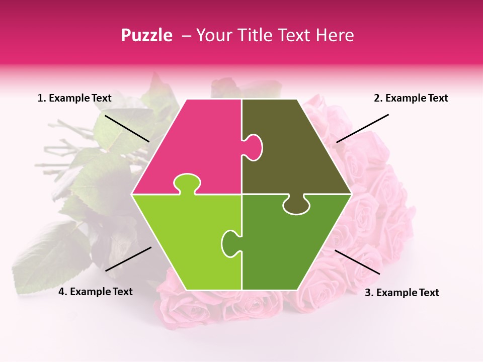 Colorful Pink Present PowerPoint Template