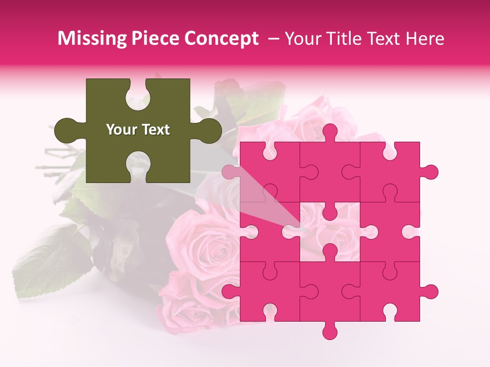 Colorful Pink Present PowerPoint Template