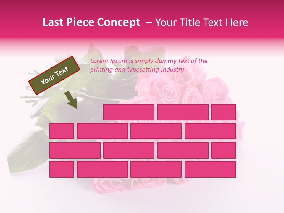 Colorful Pink Present PowerPoint Template