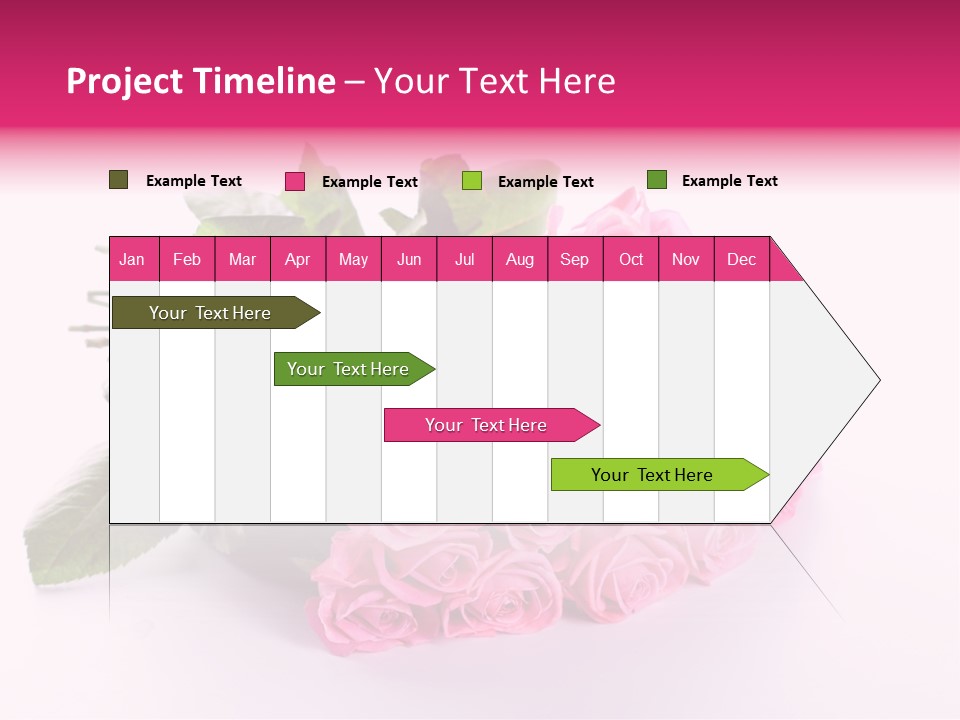 Colorful Pink Present PowerPoint Template