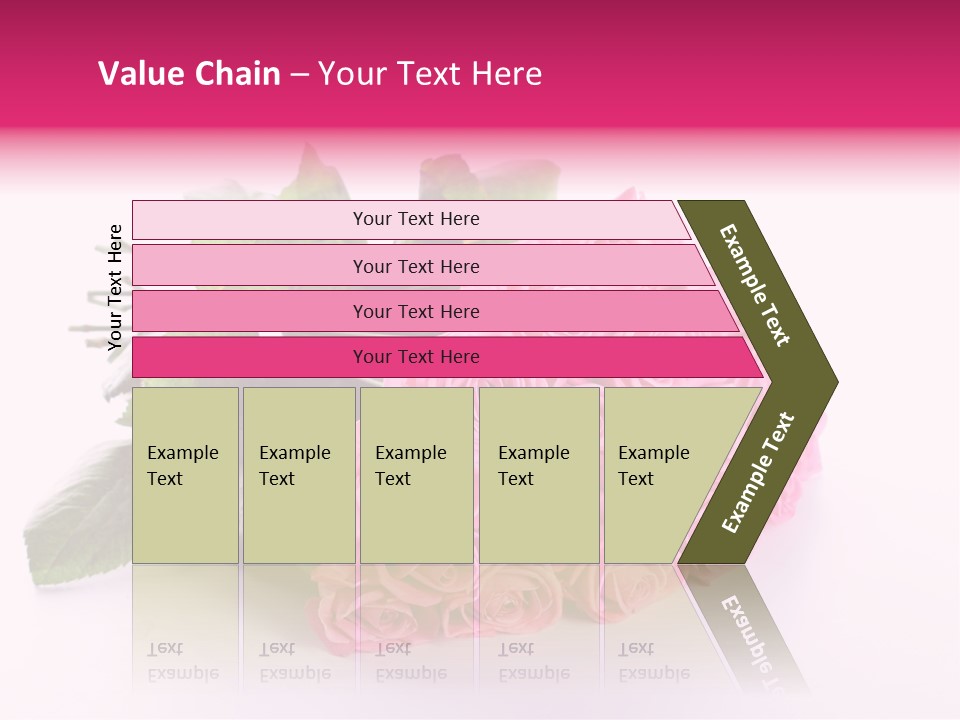Colorful Pink Present PowerPoint Template