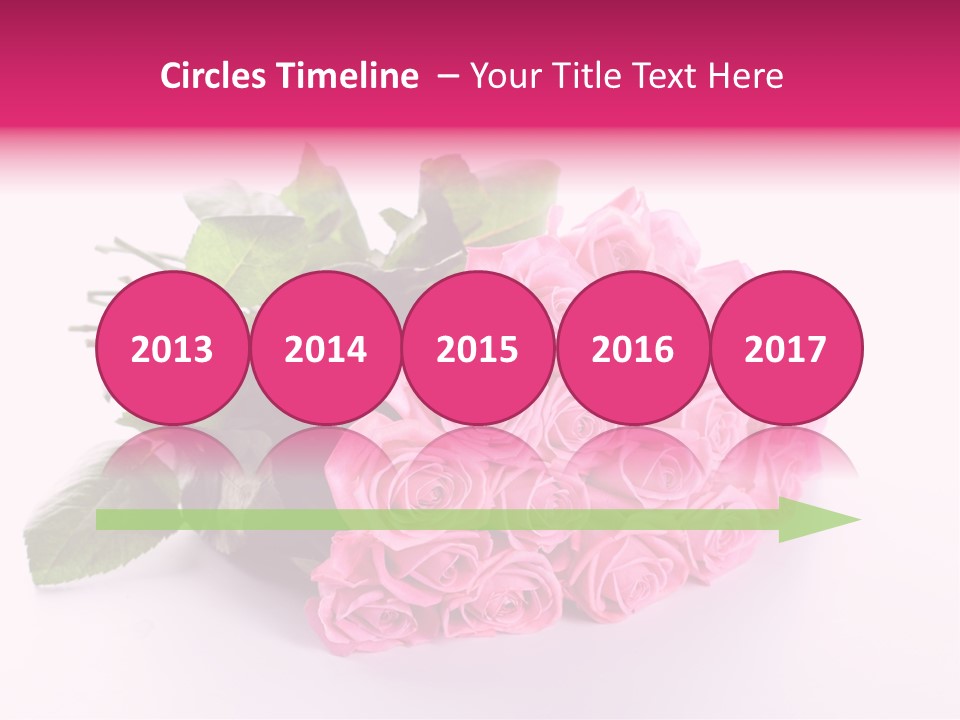 Colorful Pink Present PowerPoint Template