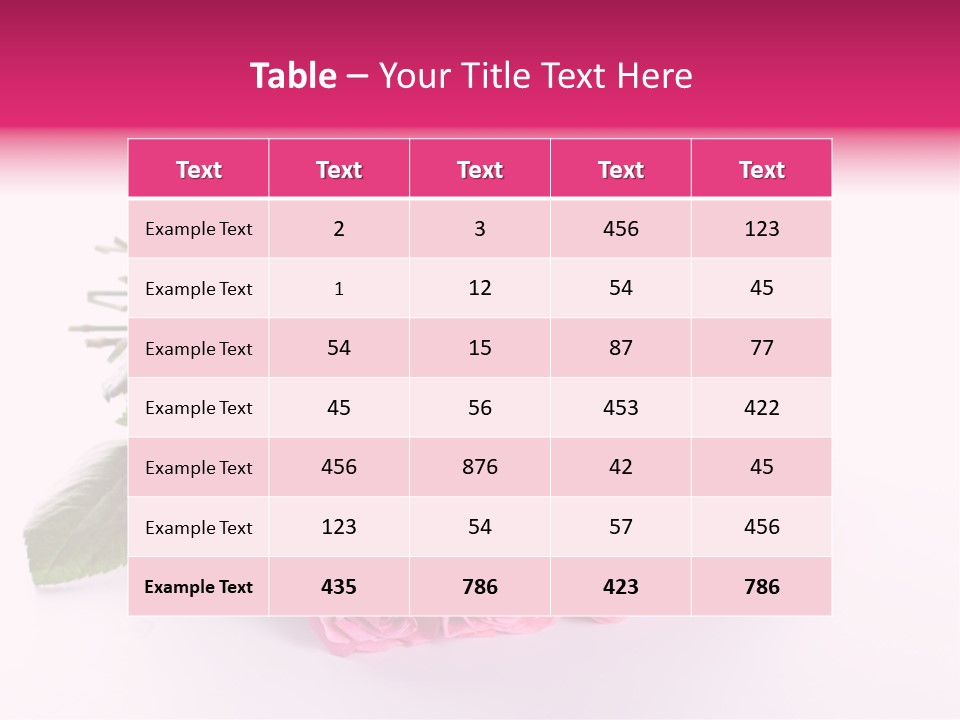 Colorful Pink Present PowerPoint Template