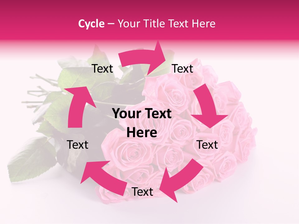 Colorful Pink Present PowerPoint Template