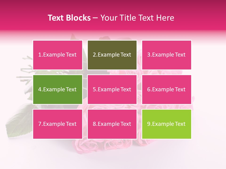 Colorful Pink Present PowerPoint Template