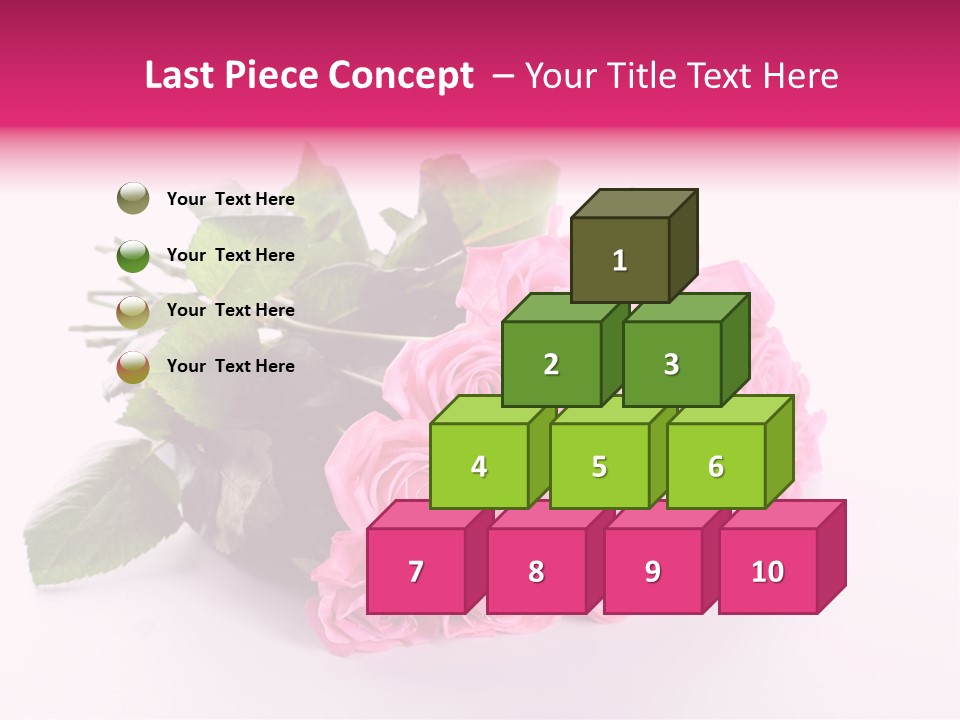 Colorful Pink Present PowerPoint Template