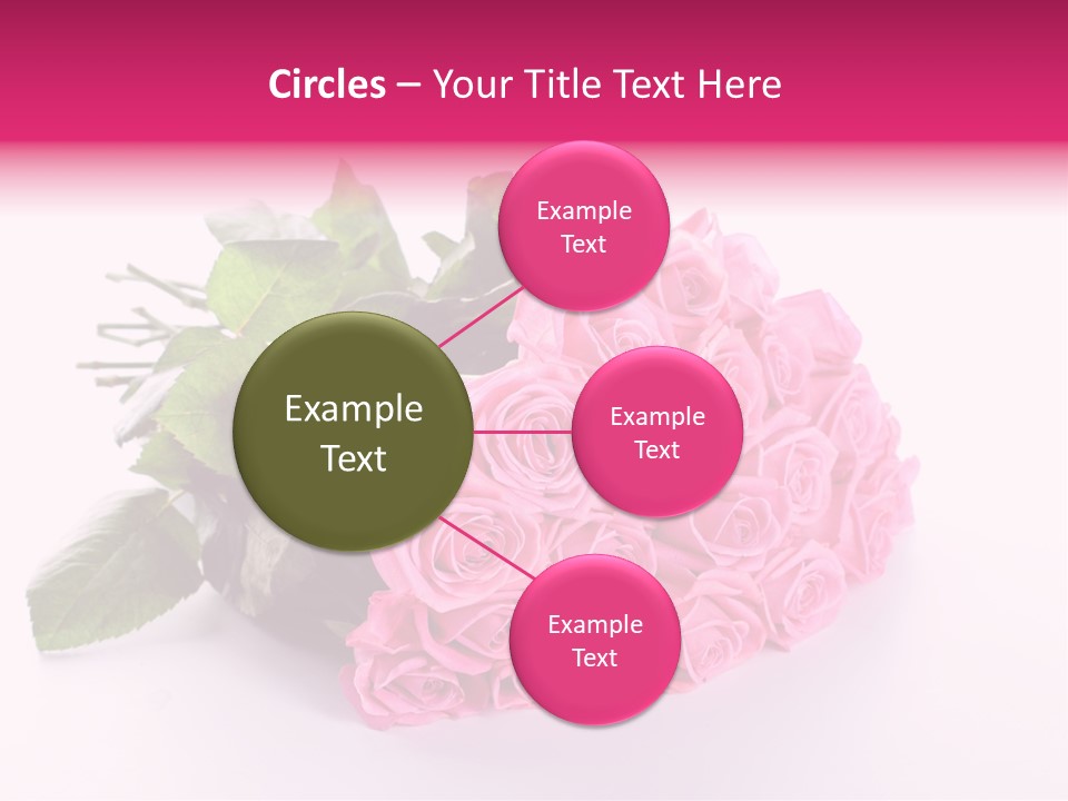 Colorful Pink Present PowerPoint Template