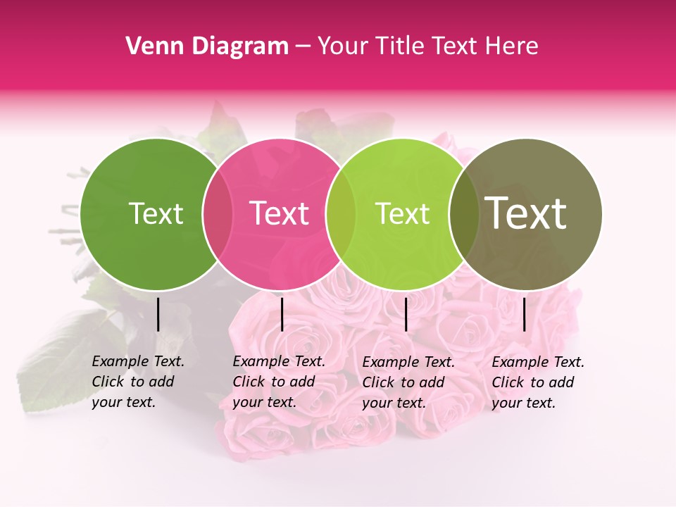 Colorful Pink Present PowerPoint Template