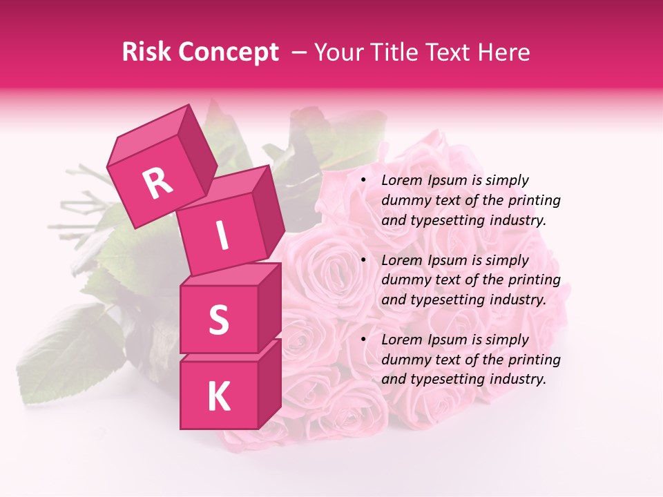 Colorful Pink Present PowerPoint Template