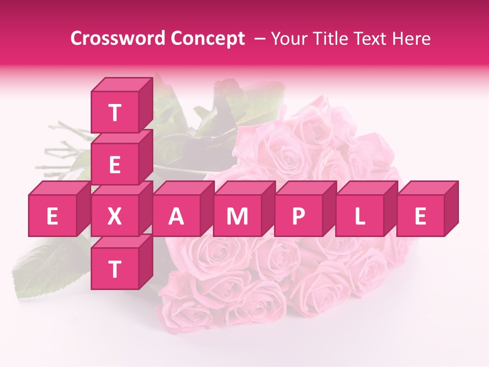 Colorful Pink Present PowerPoint Template