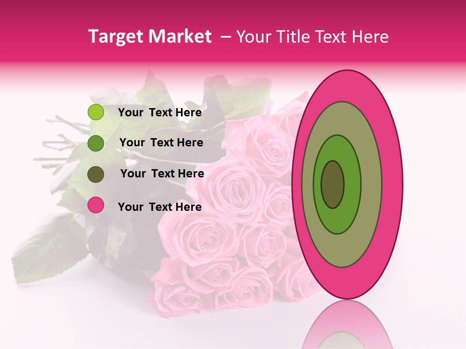 Colorful Pink Present PowerPoint Template