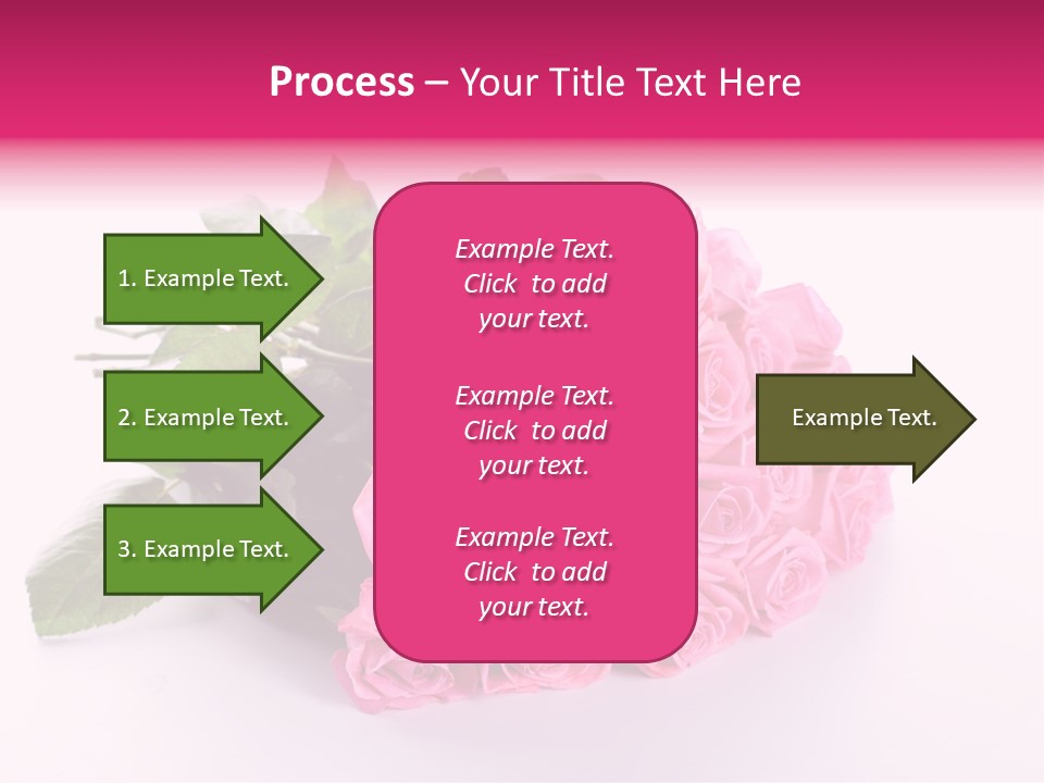 Colorful Pink Present PowerPoint Template