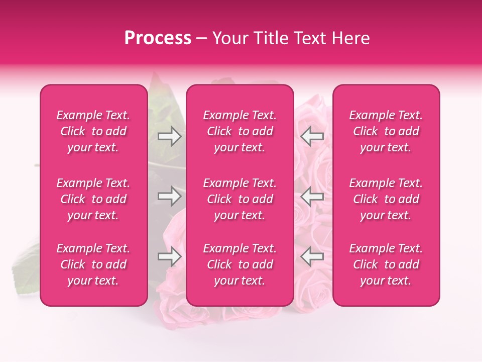 Colorful Pink Present PowerPoint Template
