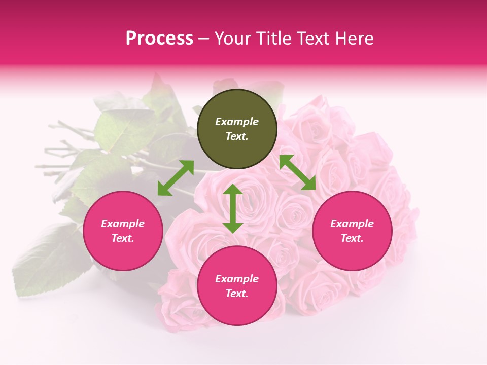 Colorful Pink Present PowerPoint Template