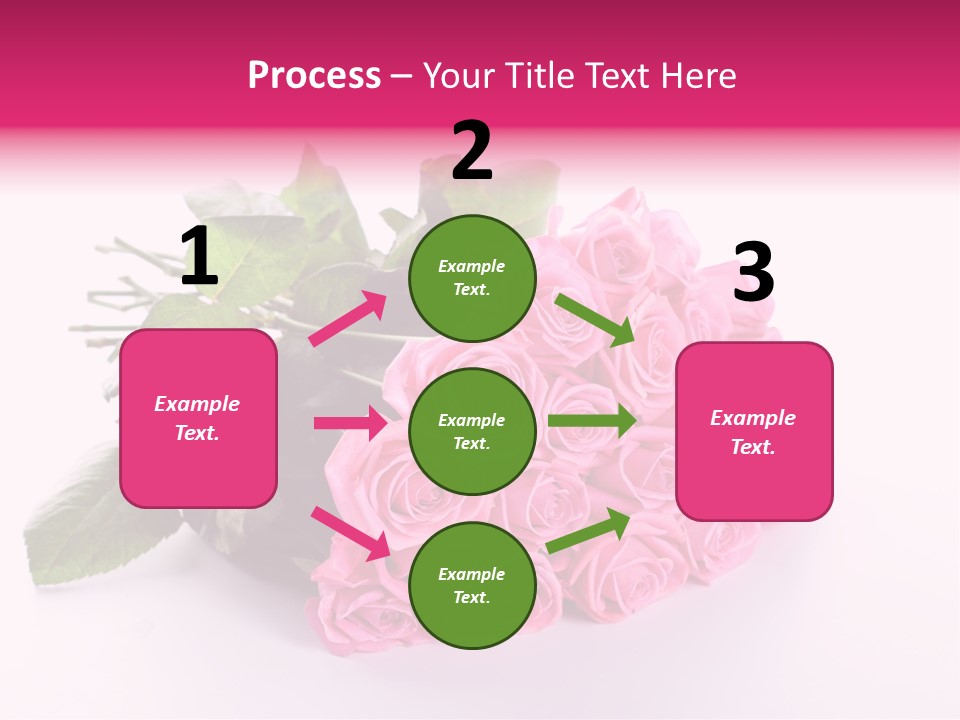 Colorful Pink Present PowerPoint Template