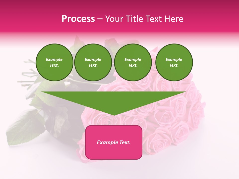 Colorful Pink Present PowerPoint Template