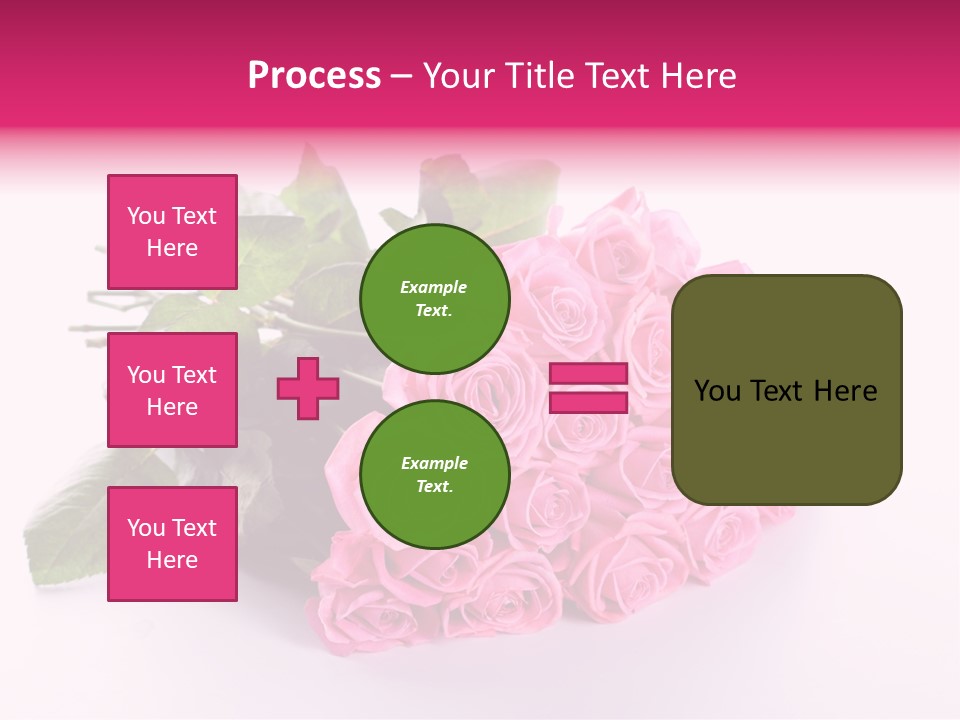 Colorful Pink Present PowerPoint Template