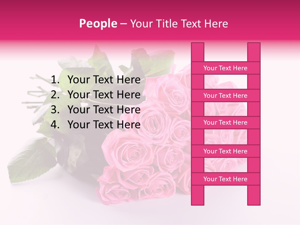 Colorful Pink Present PowerPoint Template