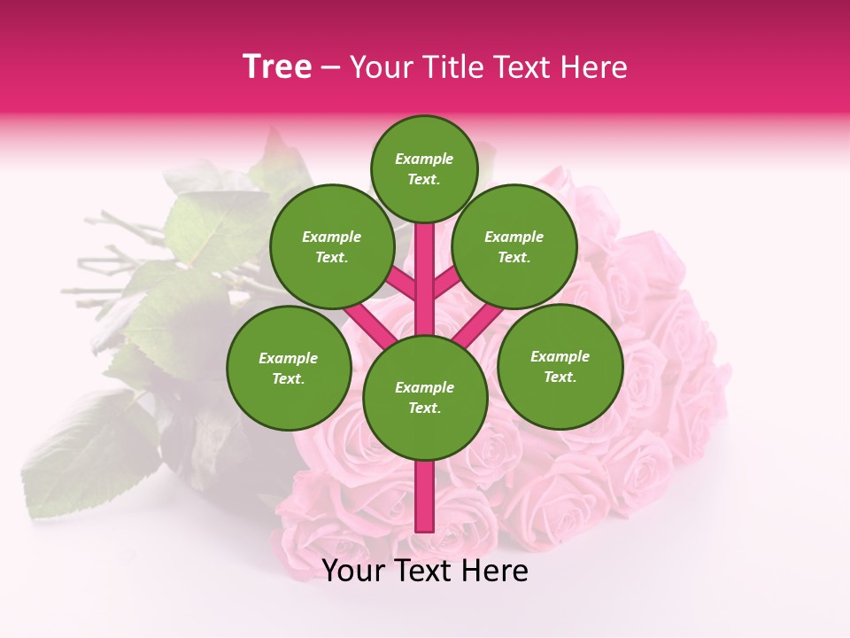 Colorful Pink Present PowerPoint Template