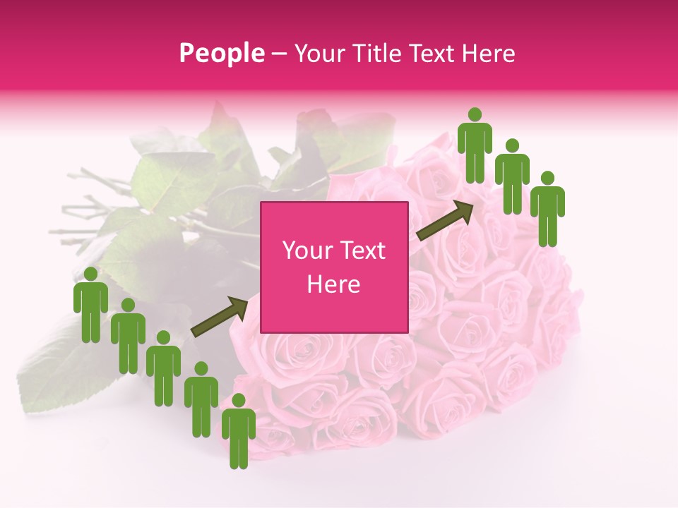 Colorful Pink Present PowerPoint Template