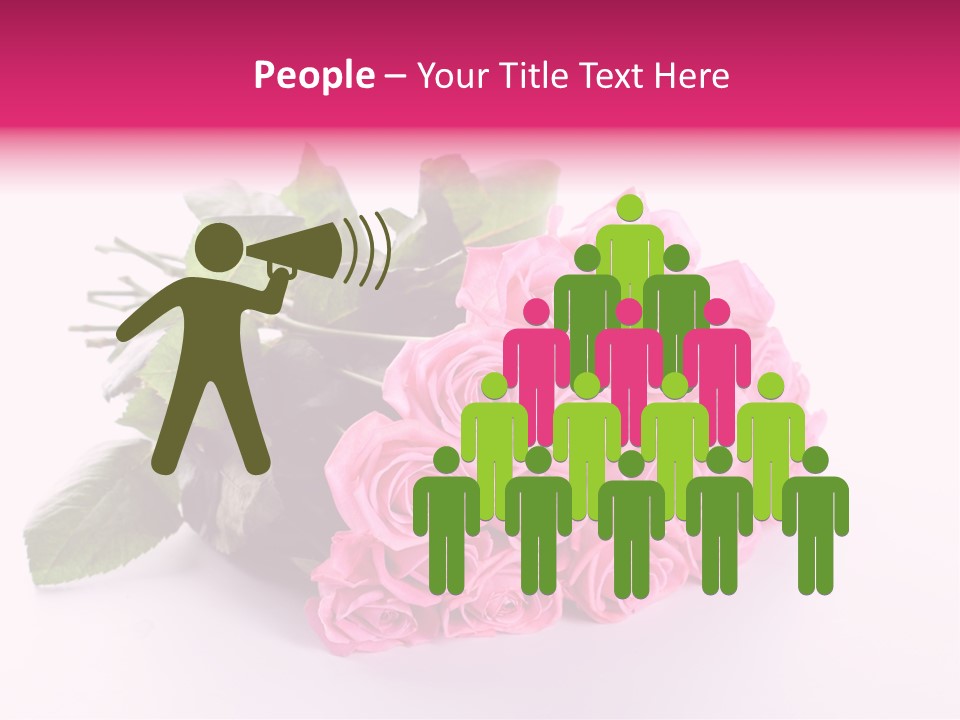 Colorful Pink Present PowerPoint Template