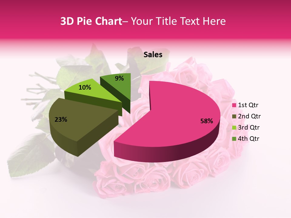 Colorful Pink Present PowerPoint Template