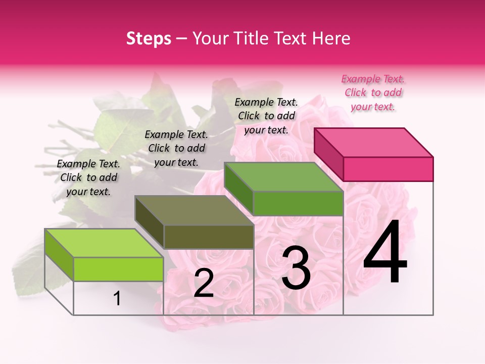 Colorful Pink Present PowerPoint Template