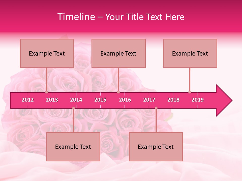 Fragility Romance Background PowerPoint Template