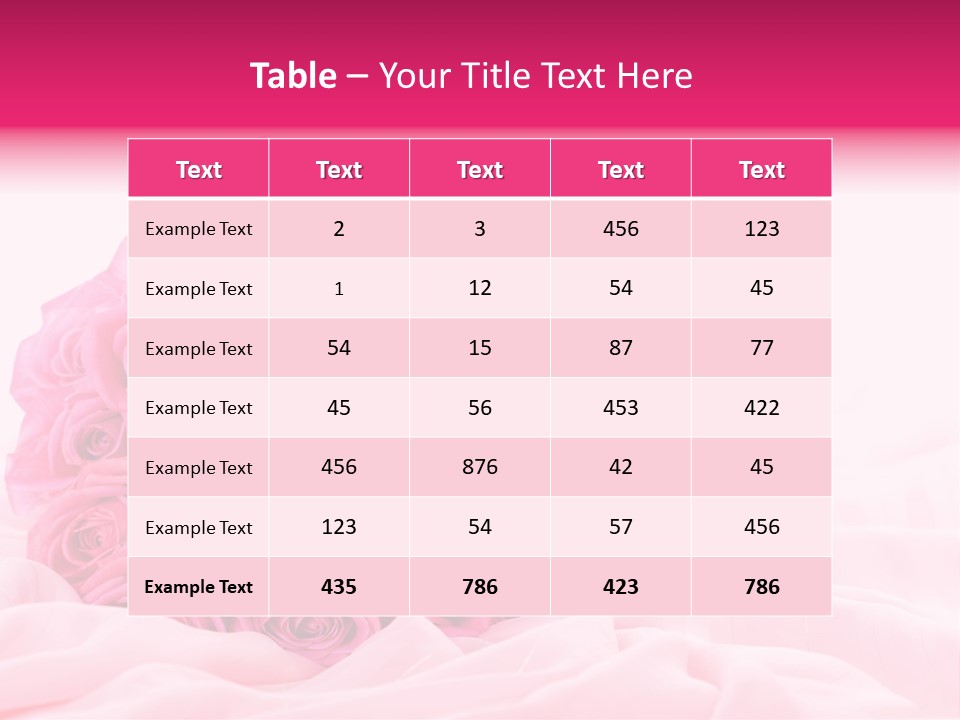 Fragility Romance Background PowerPoint Template