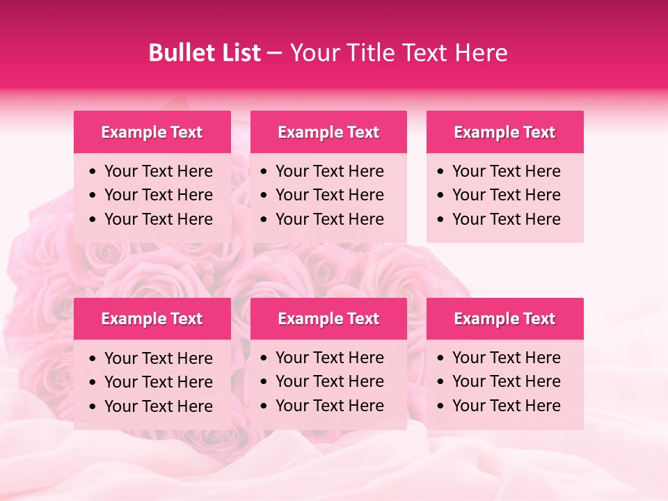 Fragility Romance Background PowerPoint Template