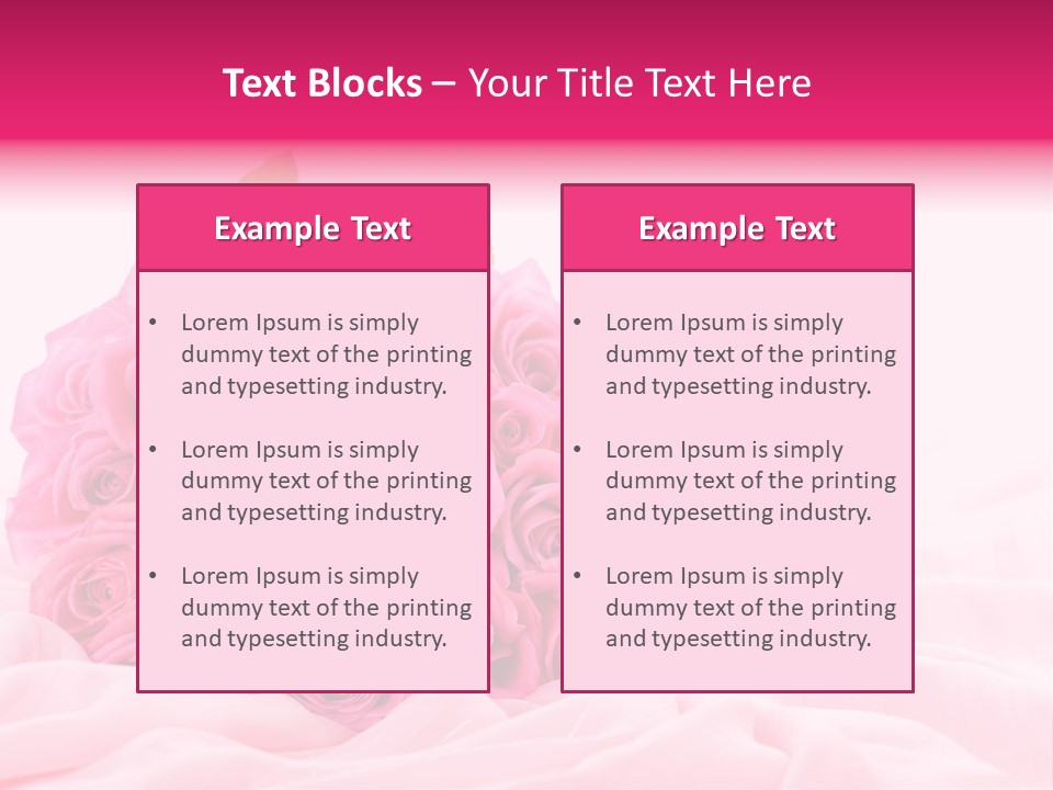 Fragility Romance Background PowerPoint Template