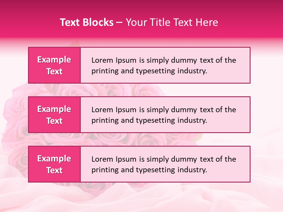 Fragility Romance Background PowerPoint Template