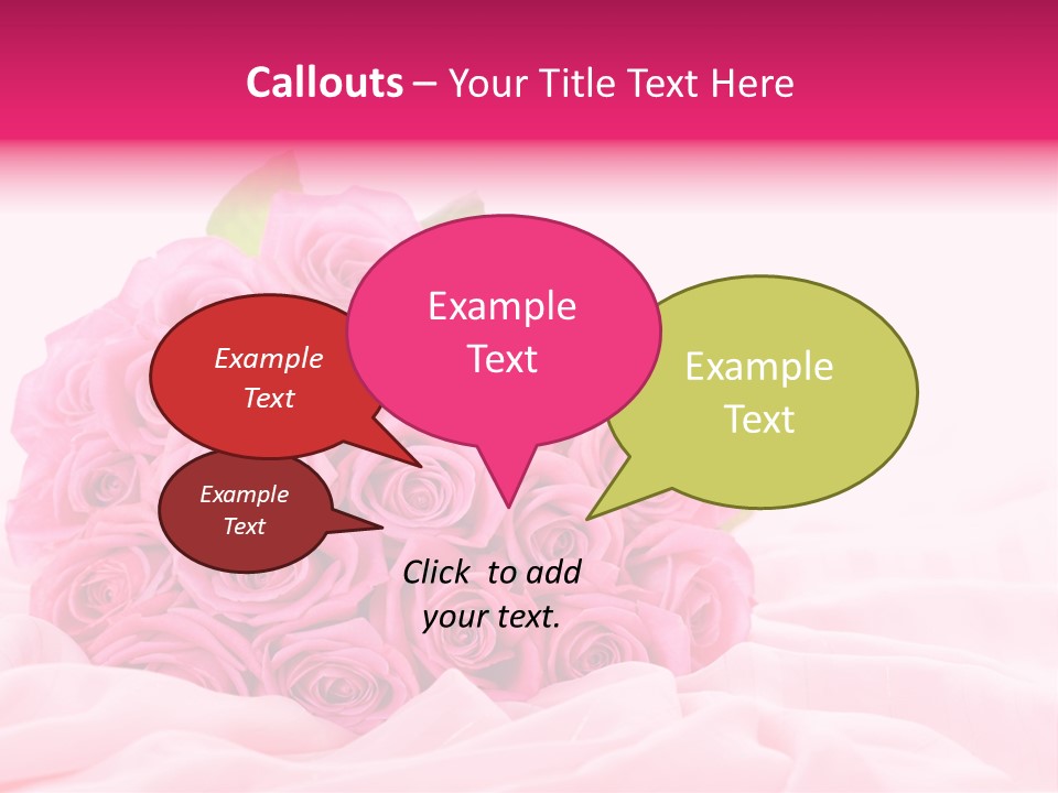 Fragility Romance Background PowerPoint Template