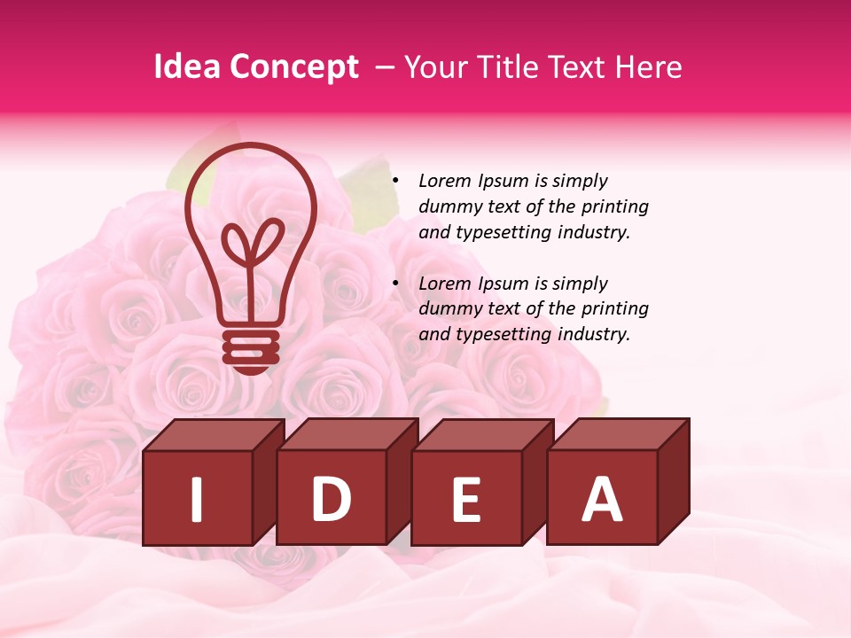 Fragility Romance Background PowerPoint Template