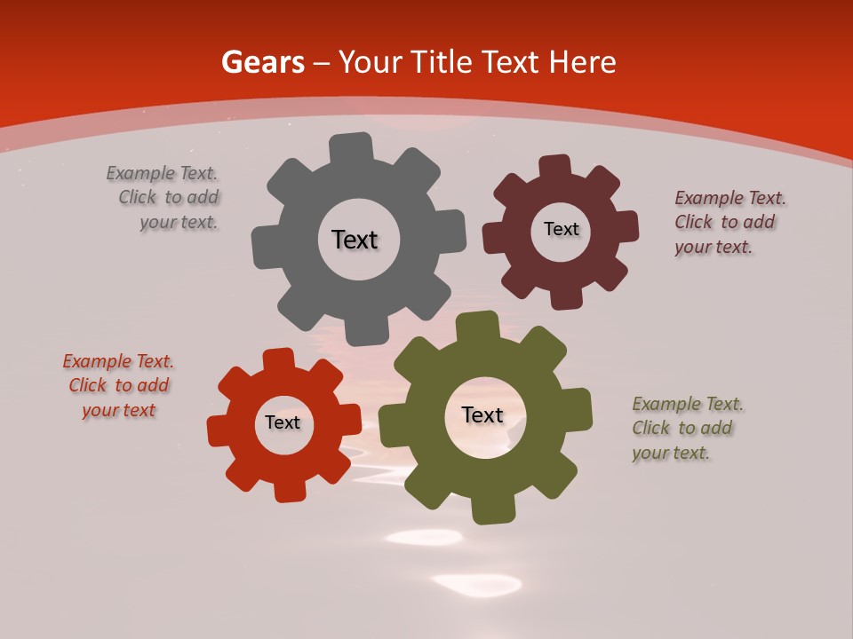 Moon Science Isolated PowerPoint Template