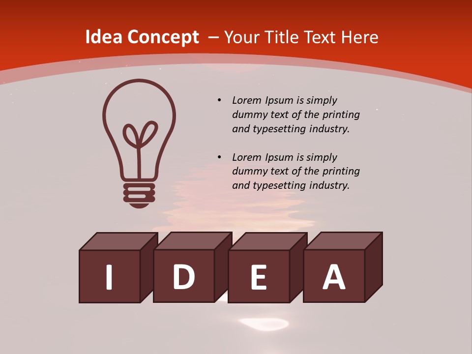 Moon Science Isolated PowerPoint Template