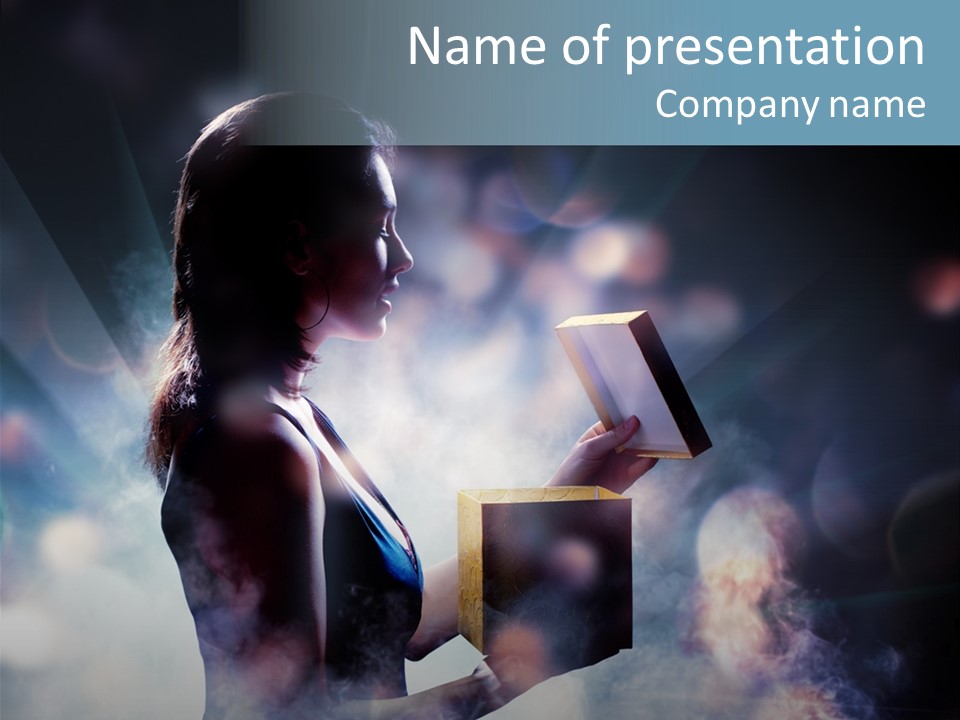 People Light Expression PowerPoint Template