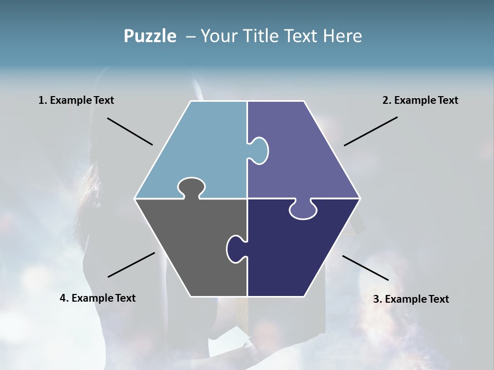 People Light Expression PowerPoint Template