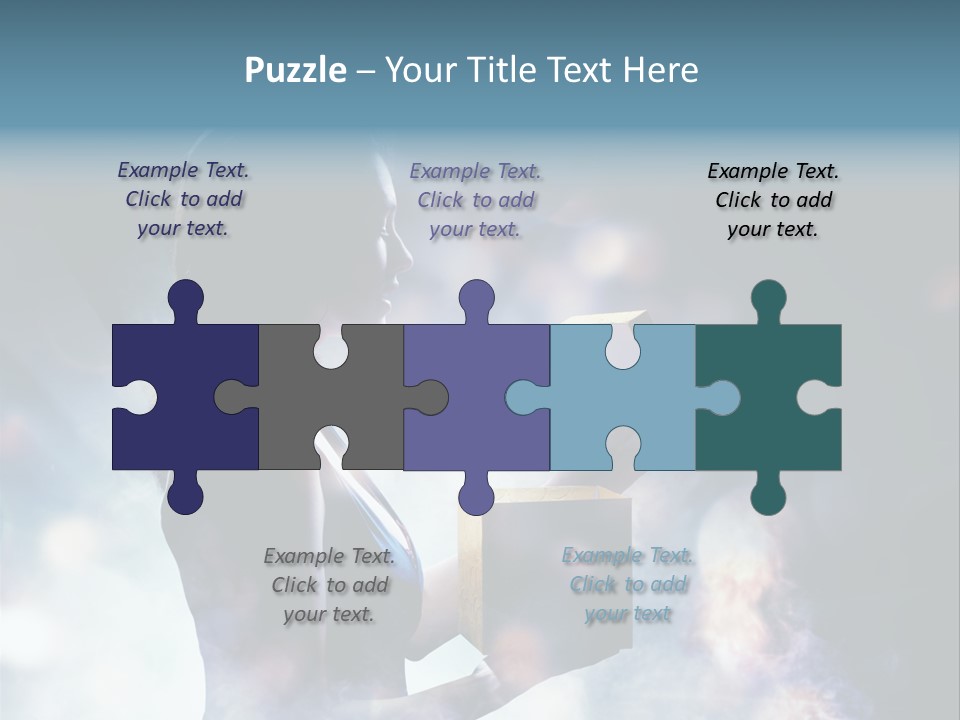 People Light Expression PowerPoint Template